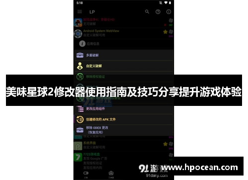 美味星球2修改器使用指南及技巧分享提升游戏体验